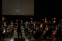 Grava????o das imagens da OSPA para a obra 'Fim de Film' de Jorge Macchi e Edgardo Rudnitzky
Foto: Cristiano Sant'Anna/indicefoto.com